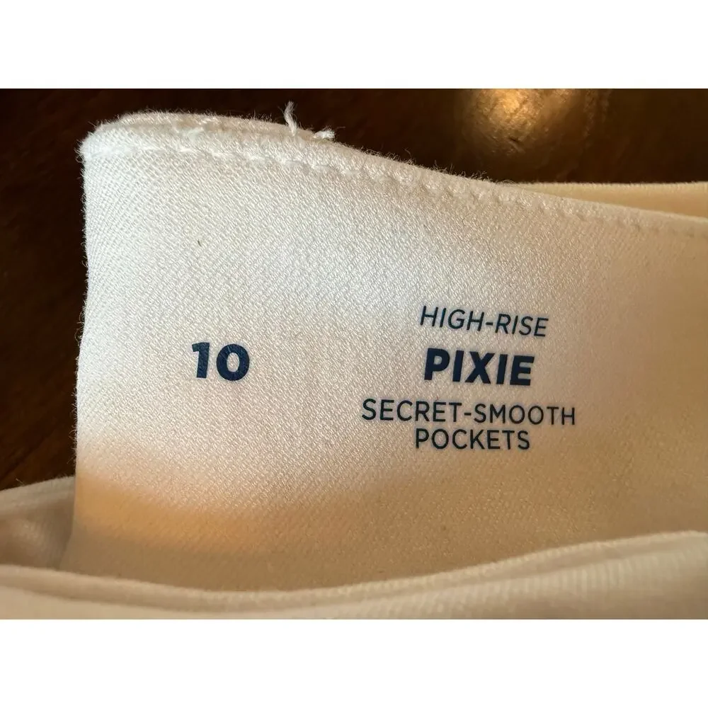 Lot of 3 Old Navy High Rise Pixie Shorts Sze 10 L White Summer Casual Travel NWT - Picture 12 of 13